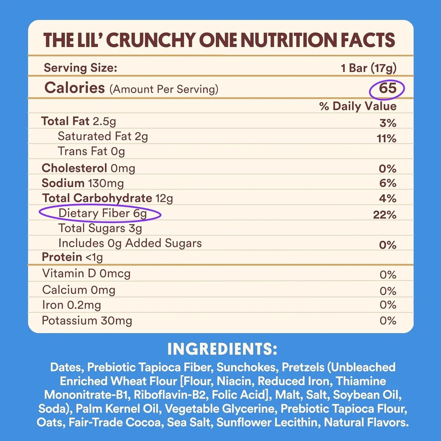 Crunchy Lil Ones Candy Bars