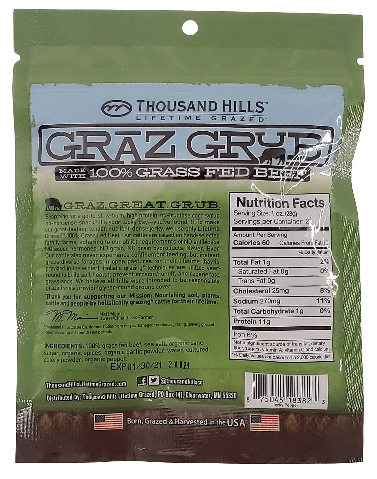 Pepper Beef Jerky