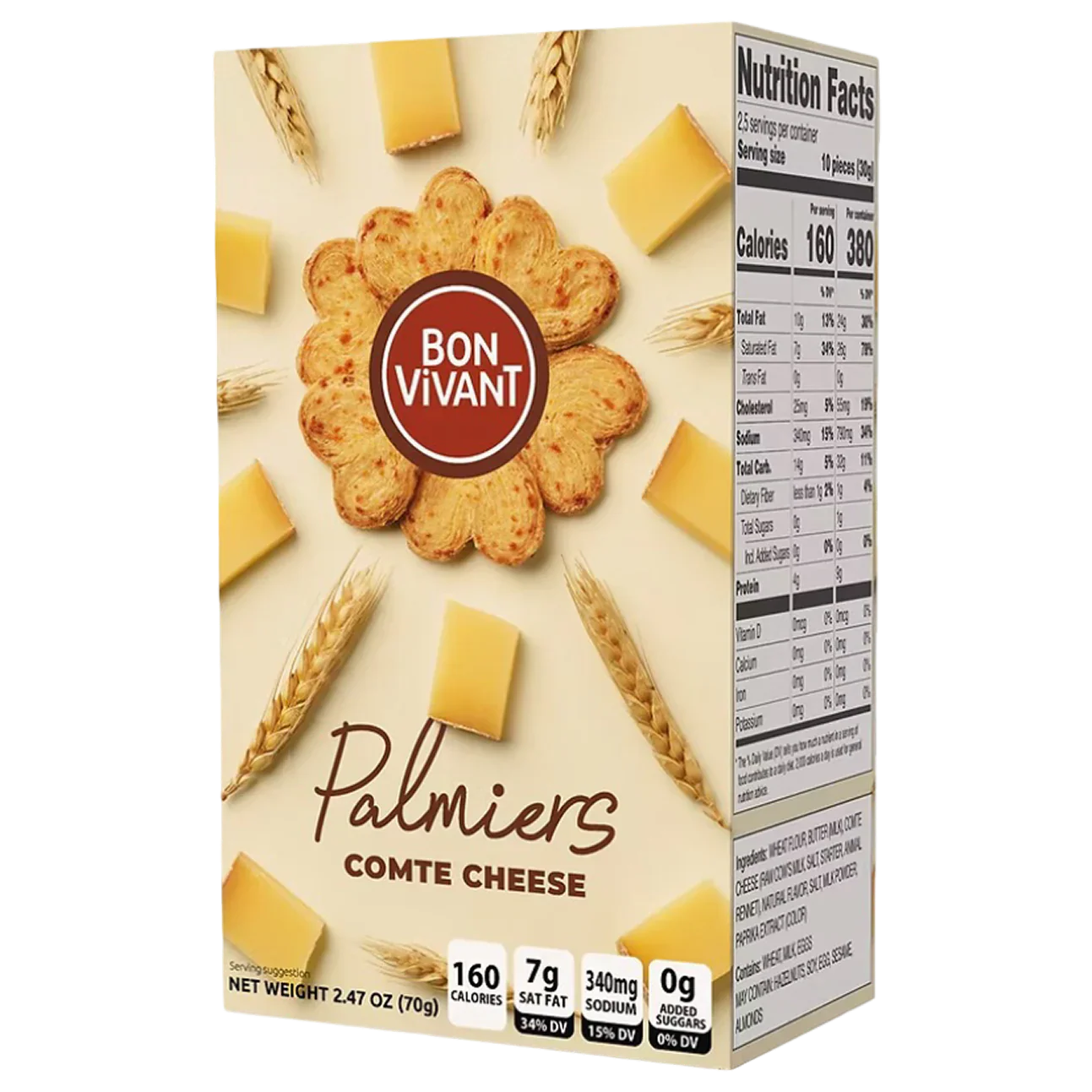 Comté Cheese Palmiers