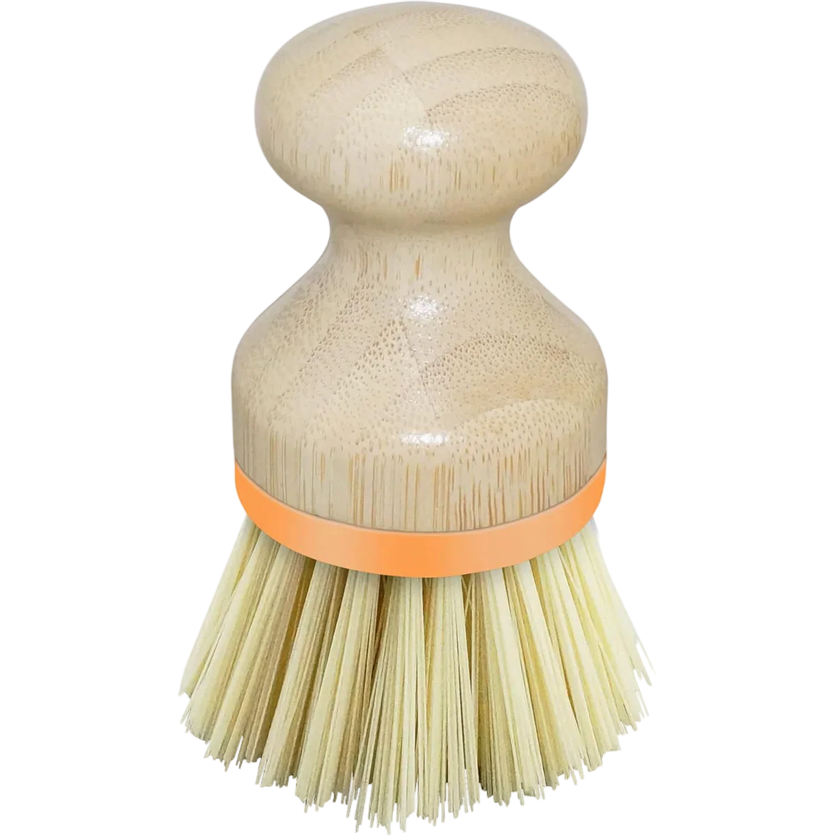 Bamboo Palm Dish Brush - Orange