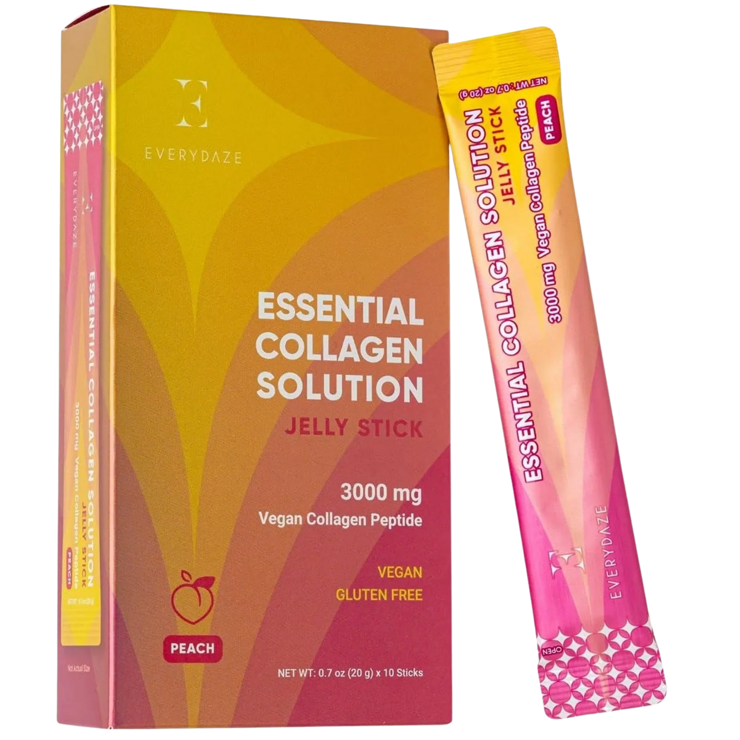 Essential Collagen Solution Jelly Stick - Peach (10 CT)