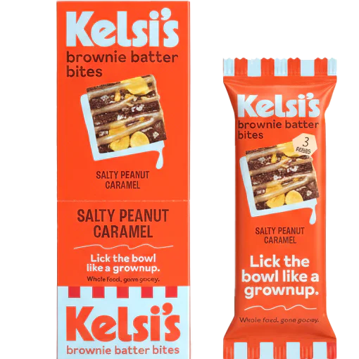 Salty Peanut Caramel Brownie Batter Bites (8 Pack)