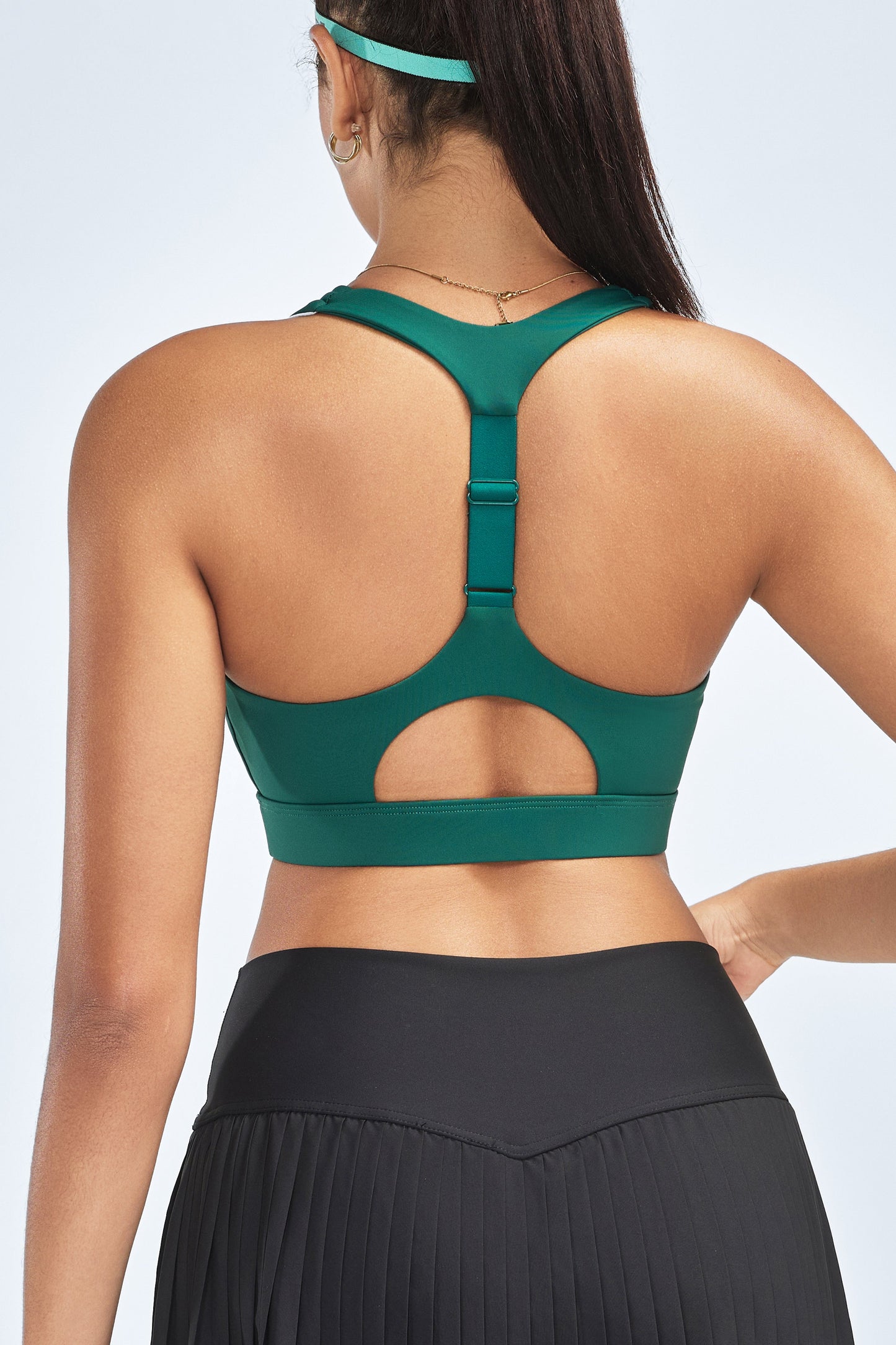 RUNNING GIRL® High-Impact High-Neck Sports Bra | Hollow Out Back-Support Bra