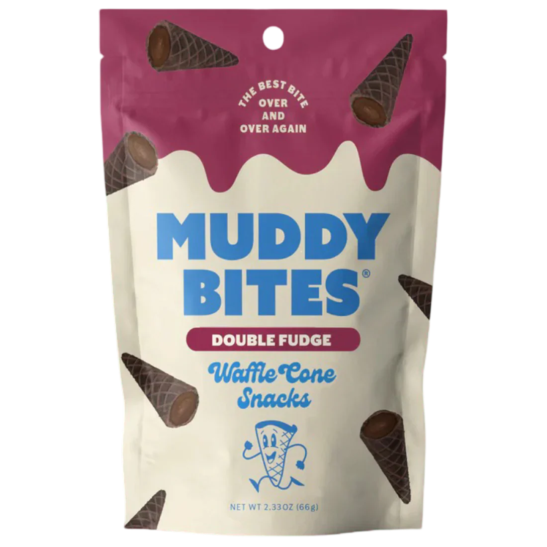 Double Fudge Waffle Cone Bites