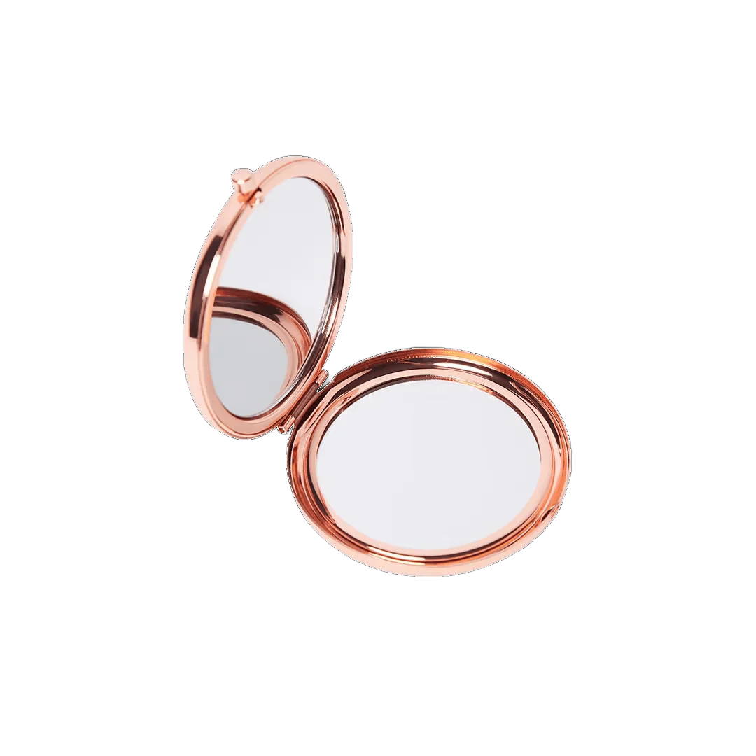 Dual Compact Mirror - Rose Gold