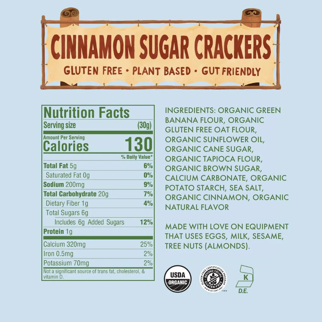 Cinnamon Sugar Crackers (8 Pack)