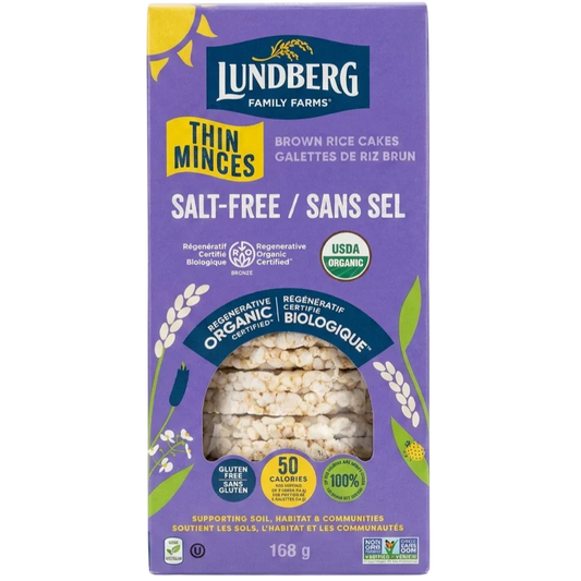 Thin Stackers Salt Free Brown Rice Cakes