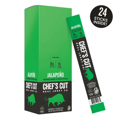 Jalapeno Cheddar Pork & Beef Stick (24 CT)