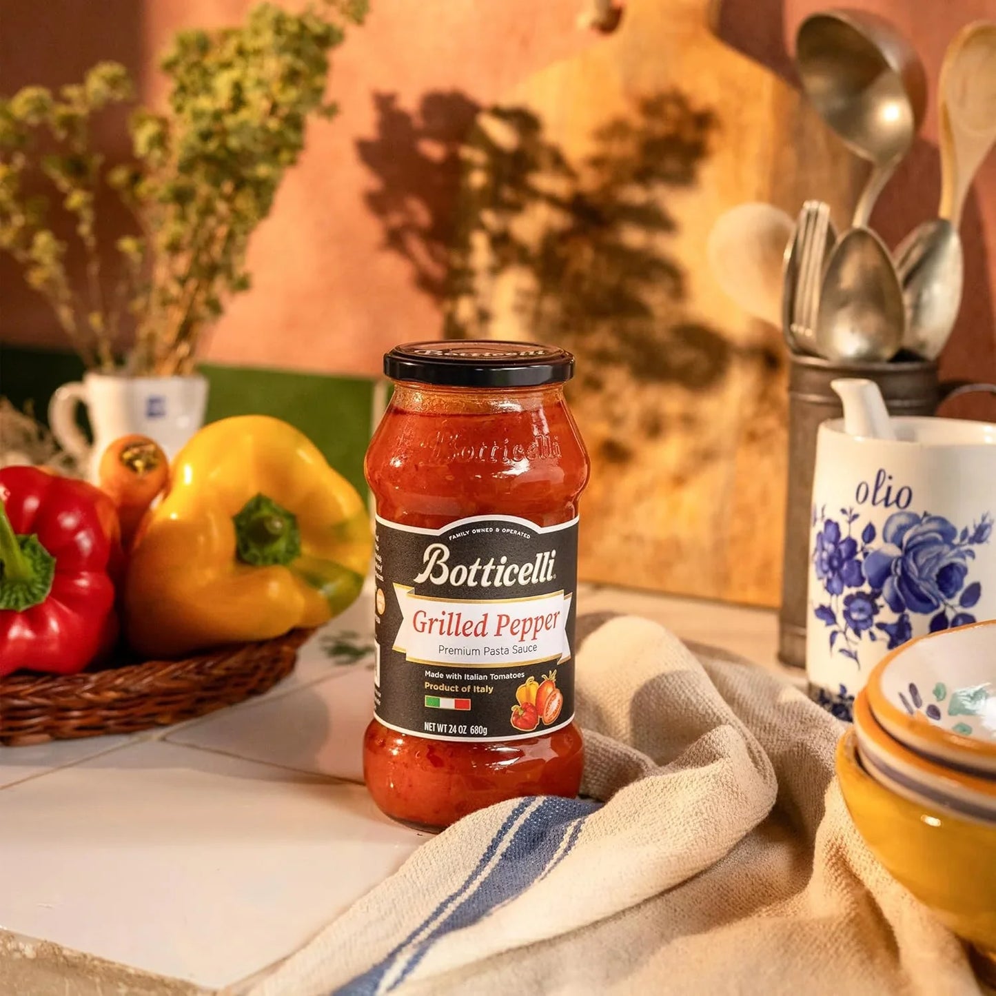 Grilled Pepper Pasta Sauce