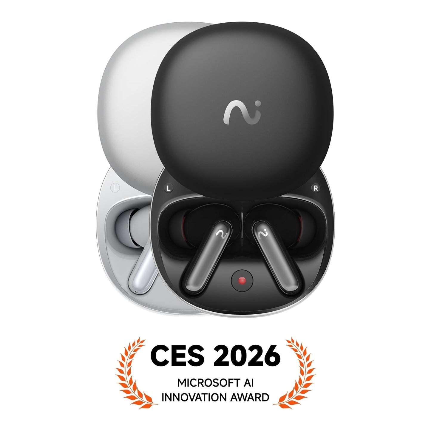 RecDot Voice Recorder Earbuds: Professional AI Note Taker for Meetings, Calls & Lectures. Transcribe & Summarize, 78 Languages, 48dB Hybrid ANC AI Assistant for Deep Work, AES-256 Secure, Black