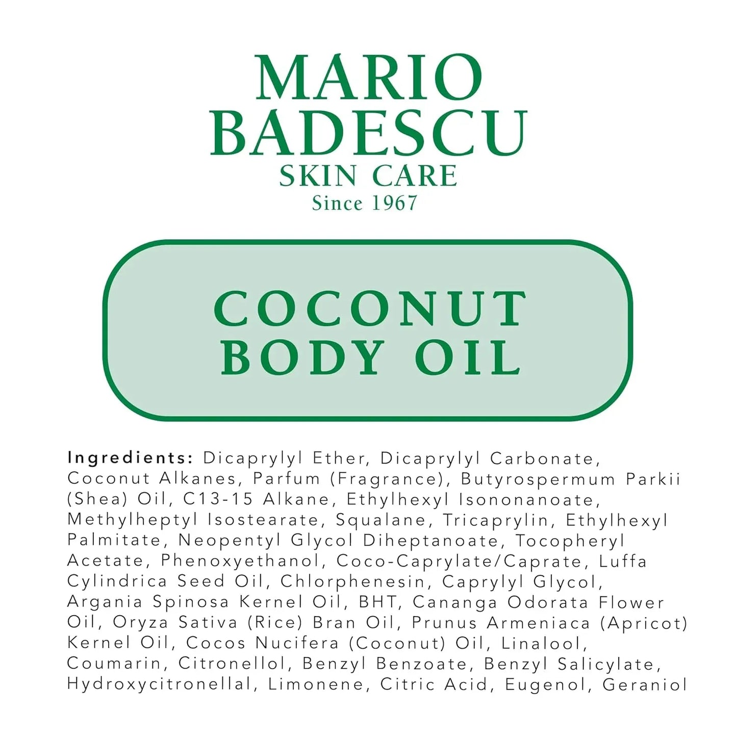 Coconut Body Oil