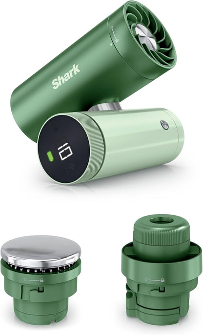 Shark ChillPill – The Only 3-in-1 Personal Cooling System with Fan, InstaChill Cooling Plate & Dry-Touch Mist – Portable, Handheld, Drops Skin Temp Up to 16°F, 10 Speeds, Dragon Fruit, FA022PK