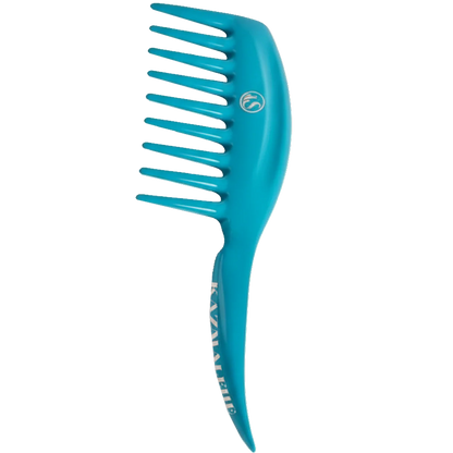 Kurls Plus Wide Tooth Hair Comb - Cobalt