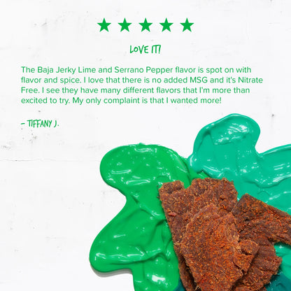 Lime & Serrano Pepper Beef Jerky (12 Pack)