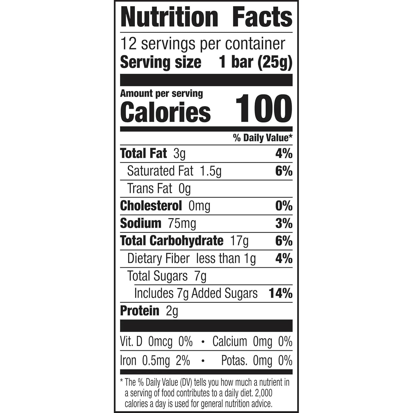 Organic Chewy Granola Bars Chocolate Chip (12 CT)