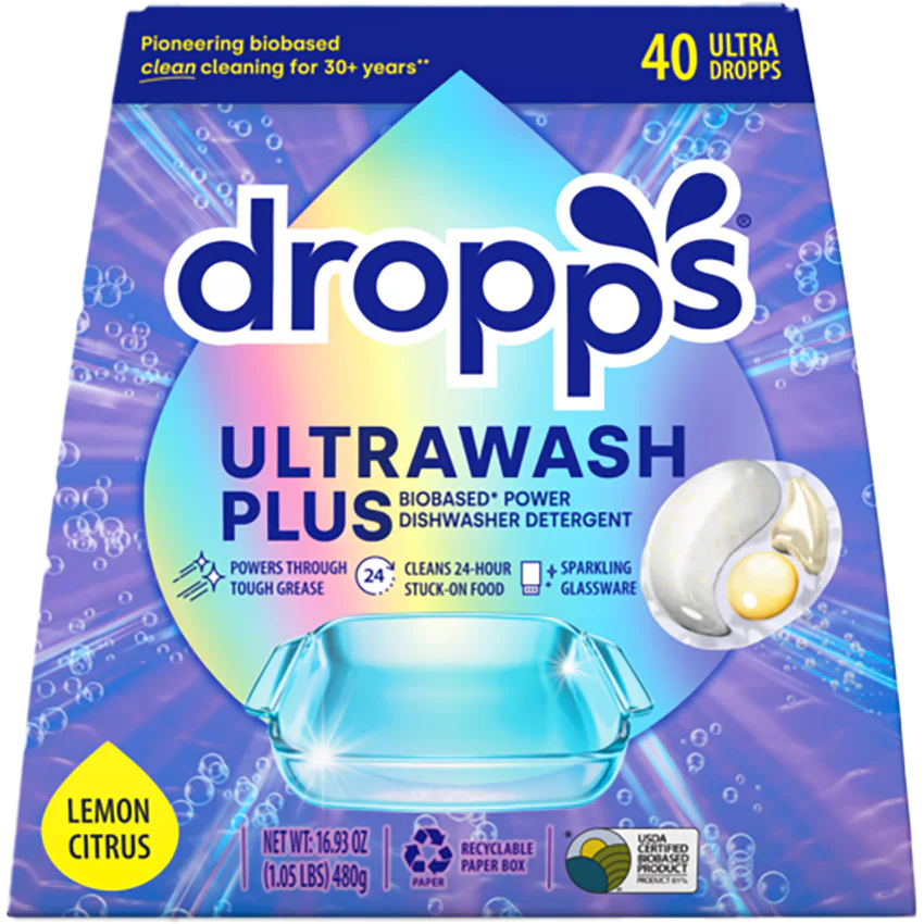 UltraWash Plus Biobased Power Dishwasher  Pod - Lemon  (40 CT)