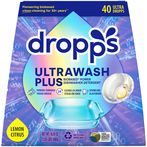 UltraWash Plus Biobased Power Dishwasher  Pod - Lemon  (40 CT)