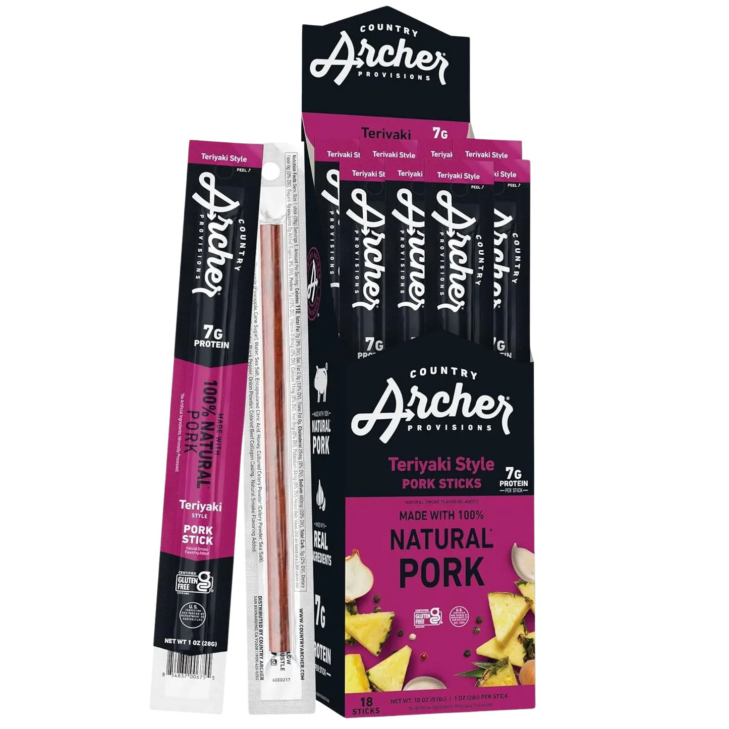 Pineapple Pork Meat Sticks (18 CT)