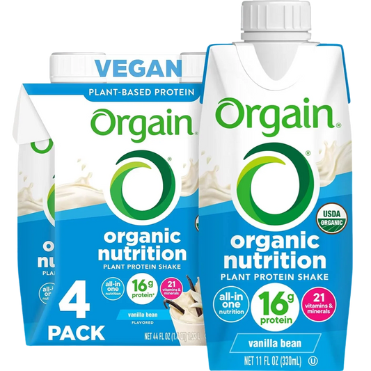 Organic Vanilla Bean Protein Shake (4 Pack)