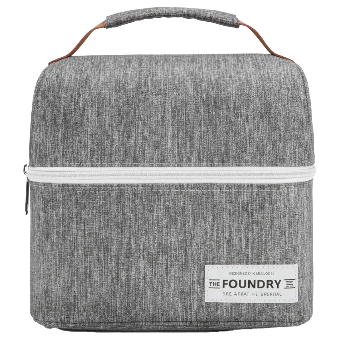 Dexter Lunch Bag - Woven Texture Steel