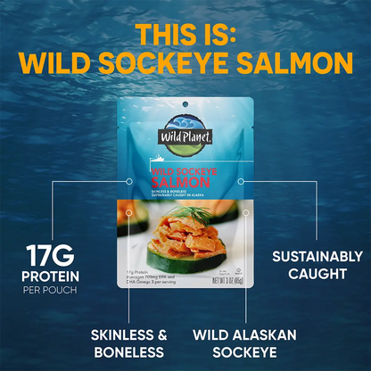 Wild Sockeye Salmon Single-Serve Pouch