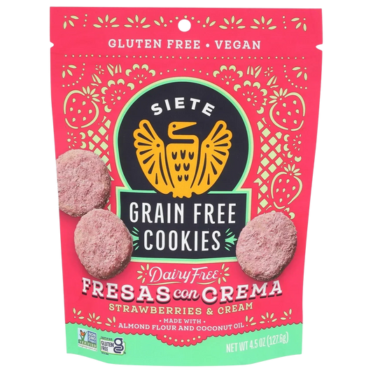 Fresas Con Crema Grain Free Cookies