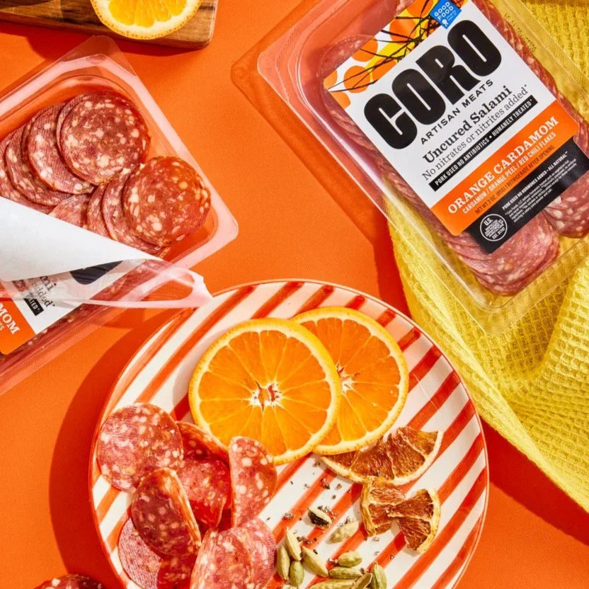 Uncured Orange Cardamom Salami