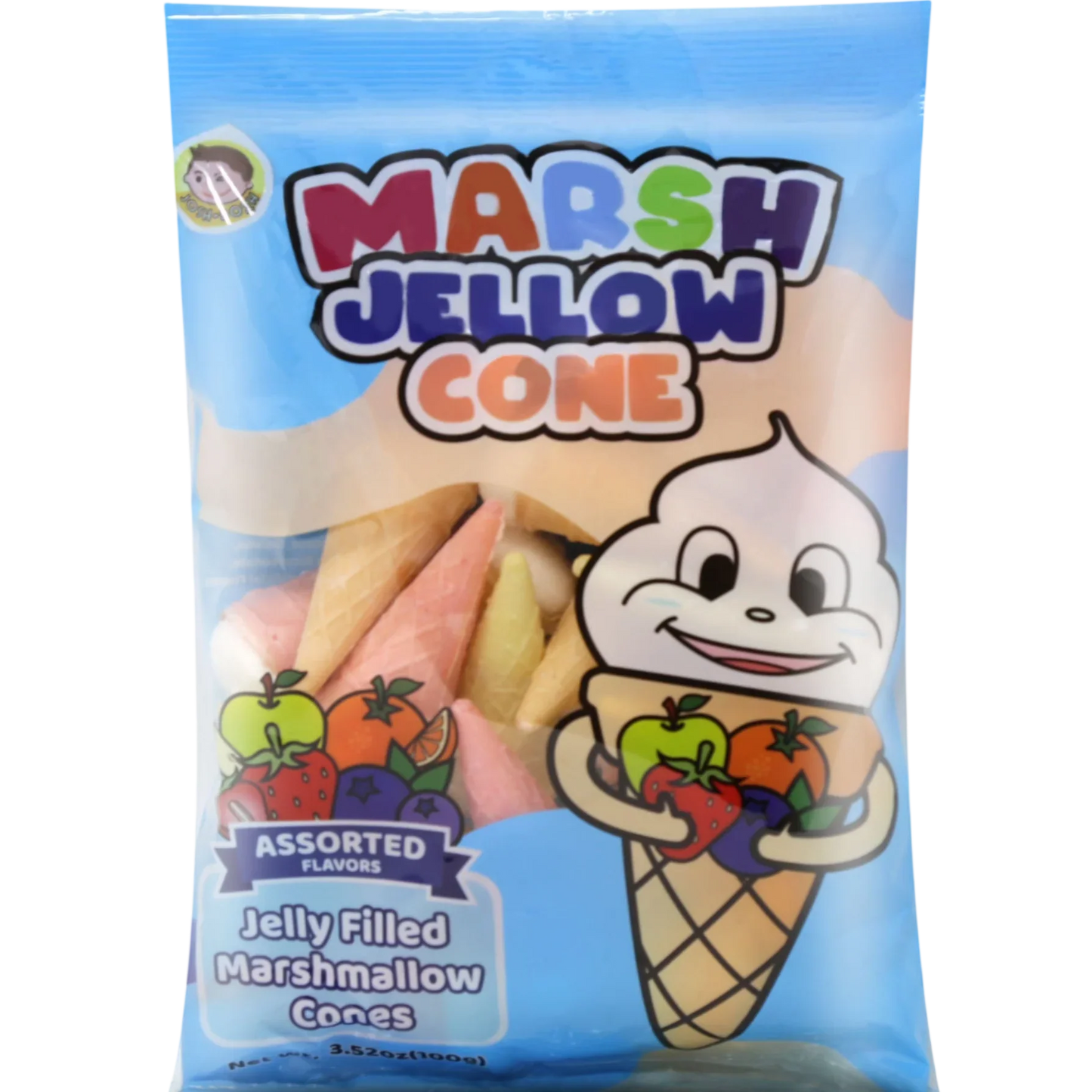 Marsh Jellow Cone - Assorted Flavors
