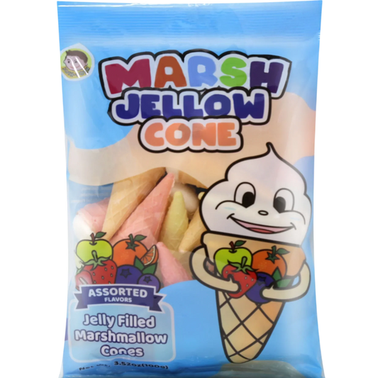 Marsh Jellow Cone - Assorted Flavors