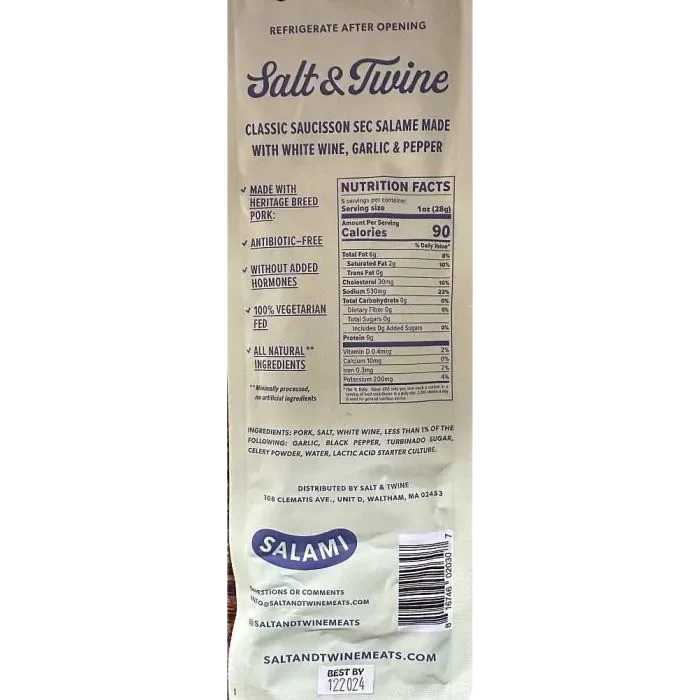 Classic Bistro Salami