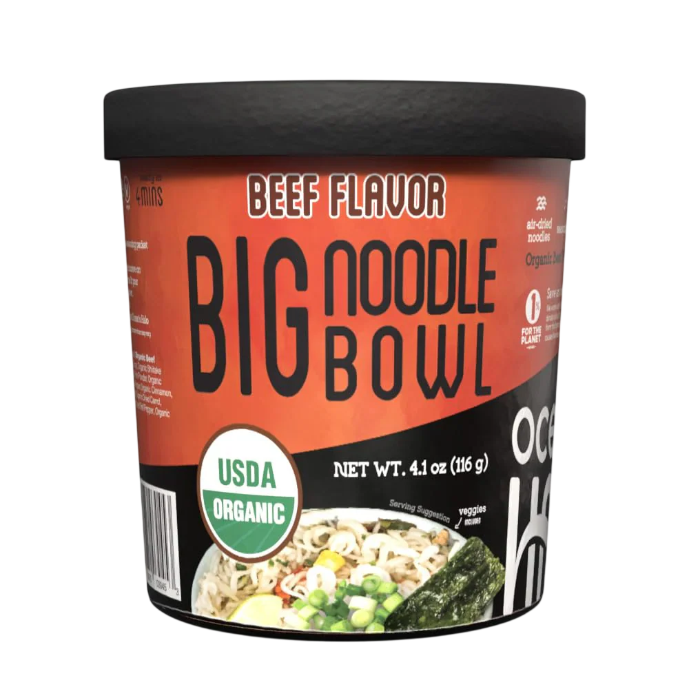 Organic Vegan Beef Big Noodle Bowl (6 CT)