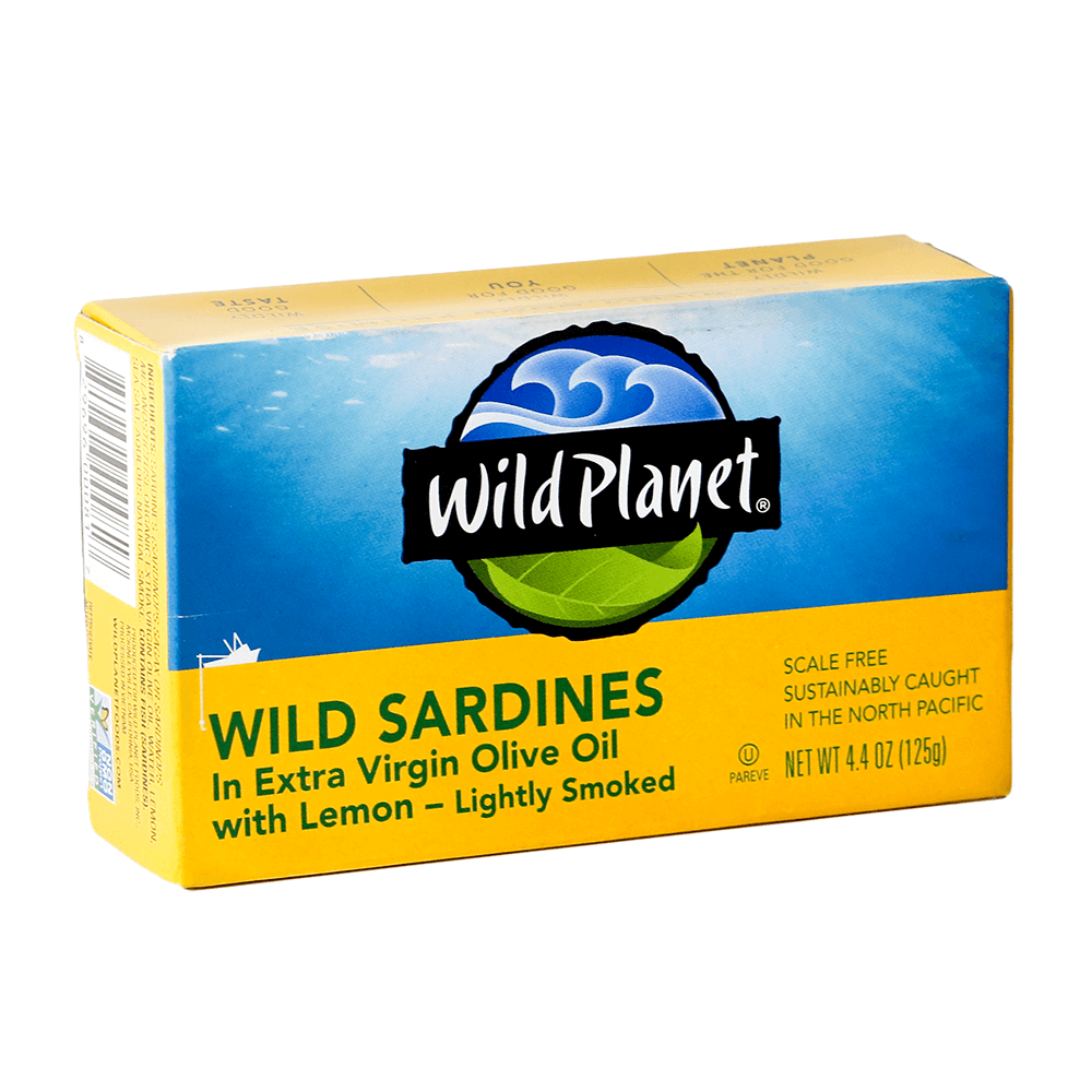 Wild Sardines In Extra Virgin Olive Oil with Lemon