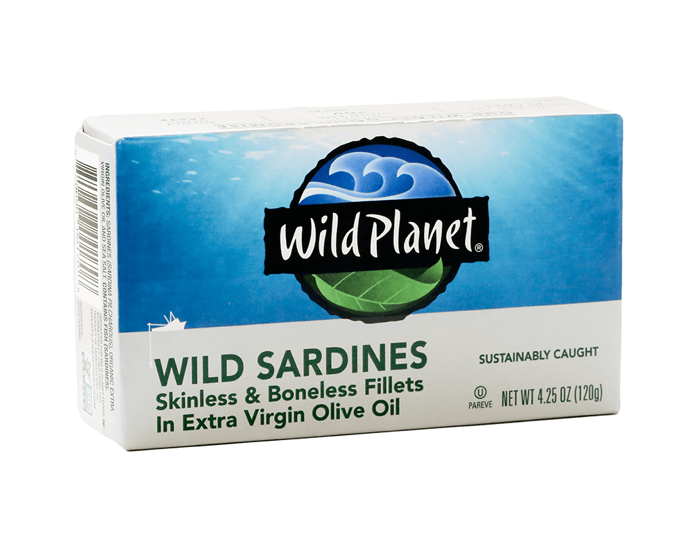 Wild Sardines Skinless & Boneless Fillets In Extra Virgin Olive Oil