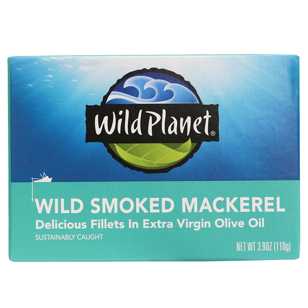 Wild Smoked Mackerel Fillets in Extra Virgin Olive Oil