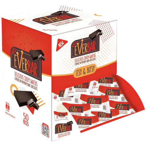 Dark'n Crispy Chocolate Mini Bars (50 CT)