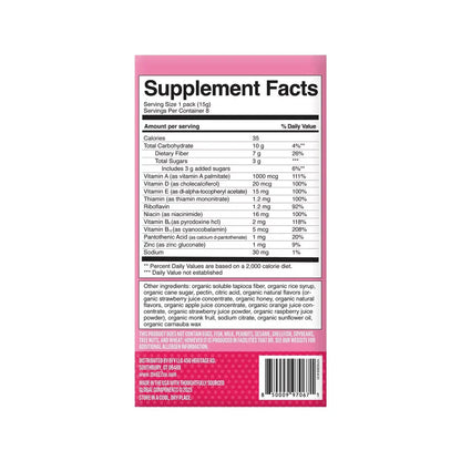Multeez Daily Multivitamin Gummy Packs For Kids - Strawberry Splash