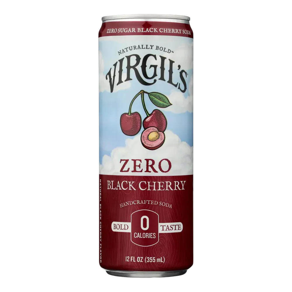 Zero Sugar Black Cherry Soda (4 Pack)