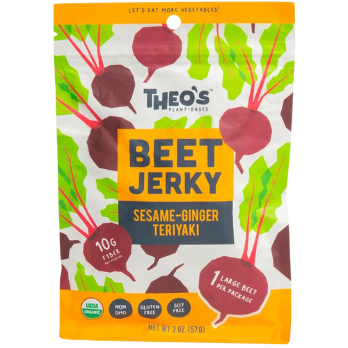 Organic Ginger Teriyaki Beet Jerky