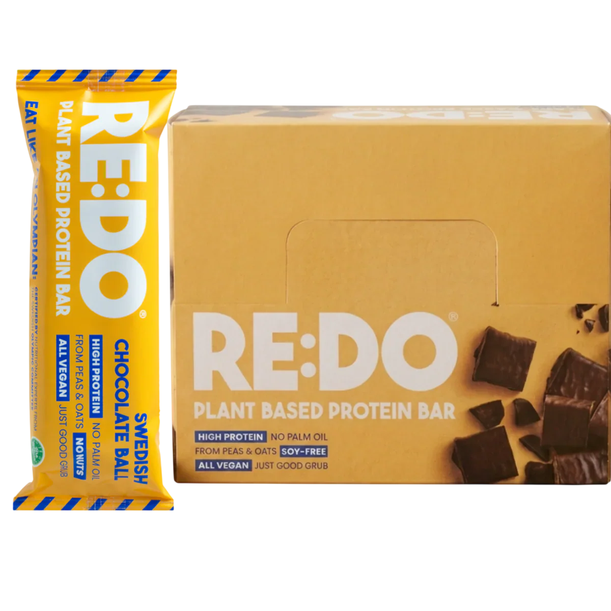 Plant-Based Swedish Chocolate Ball Protein Bars (9 CT)