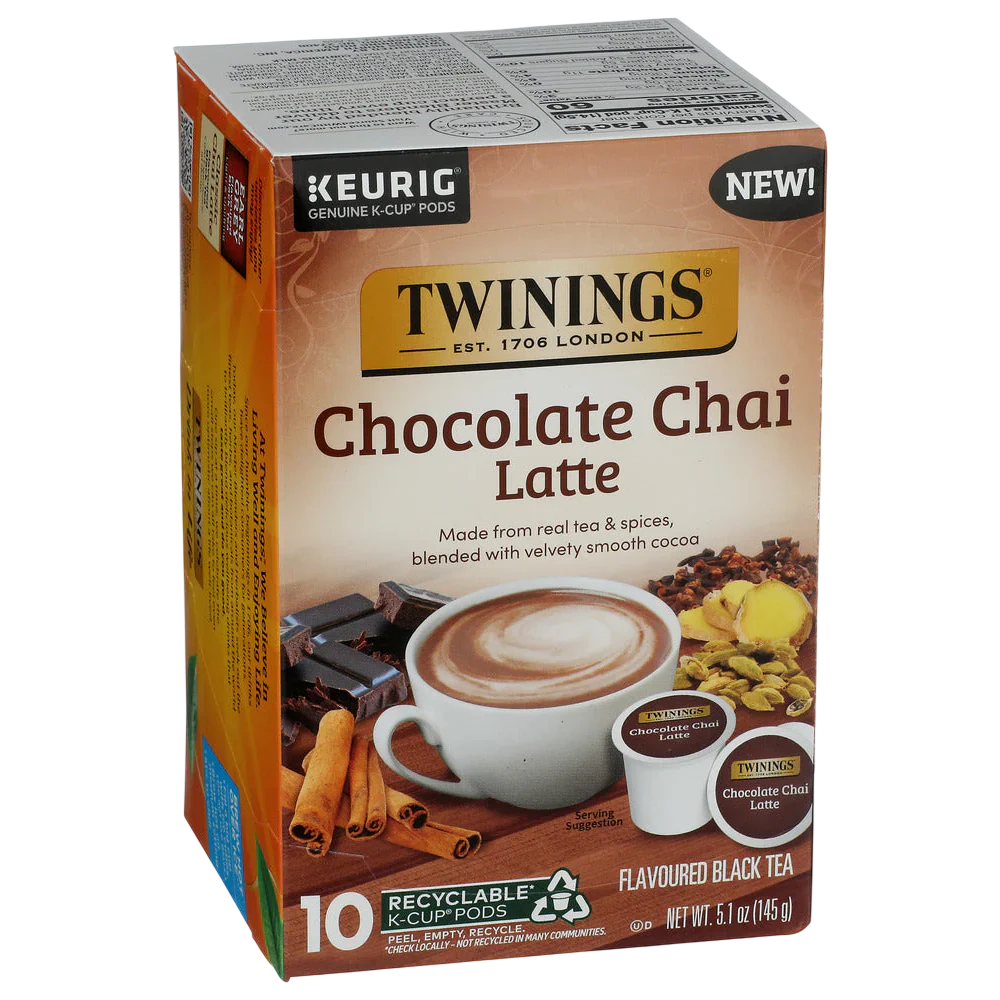 Chocolate Chai Latte Black Tea K-Cup Pods (10 CT)