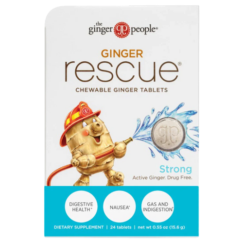 Ginger Rescue Strong Chewable Ginger Tablets