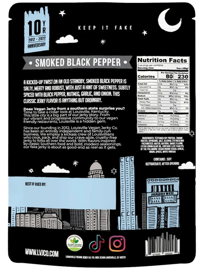 Smoked Black Pepper Jerky