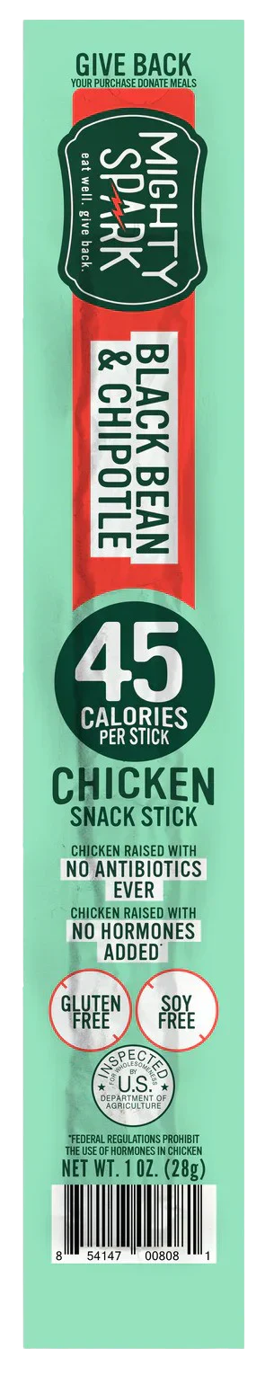 Black Bean & Chipotle Chicken Snack Stick (12 Pack)