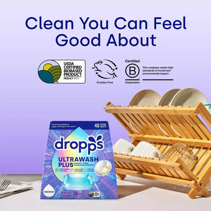 UltraWash Plus Biobased Detergent Pods - Unscented (40 CT)