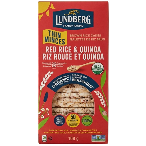 Organic Red Rice & Quinoa Brown Rice Cakes