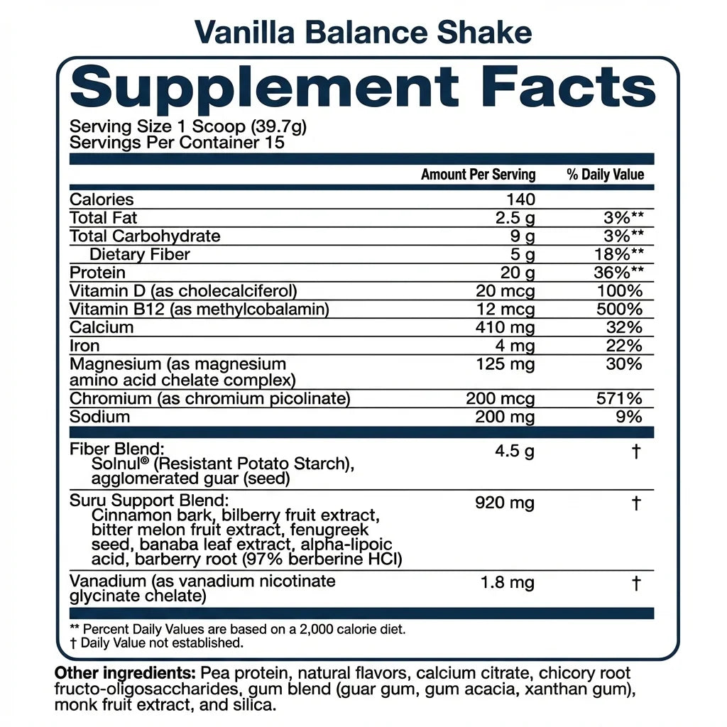 Balance Shake - Vanilla