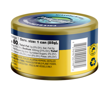 Premium Skipjack Wild Light Tuna with Jalapeño