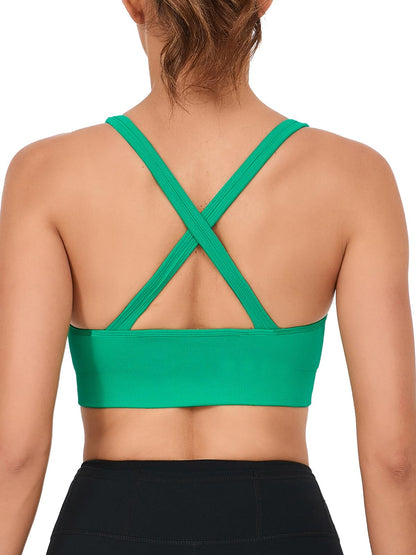 RUNNING GIRL® High-Impact Sculpting Sports Bra | Fixed Moulded Cups & Versatile Racerback Design