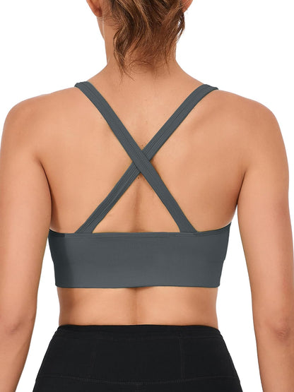 RUNNING GIRL® High-Impact Sculpting Sports Bra | Fixed Moulded Cups & Versatile Racerback Design