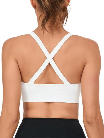 RUNNING GIRL® High-Impact Sculpting Sports Bra | Fixed Moulded Cups & Versatile Racerback Design